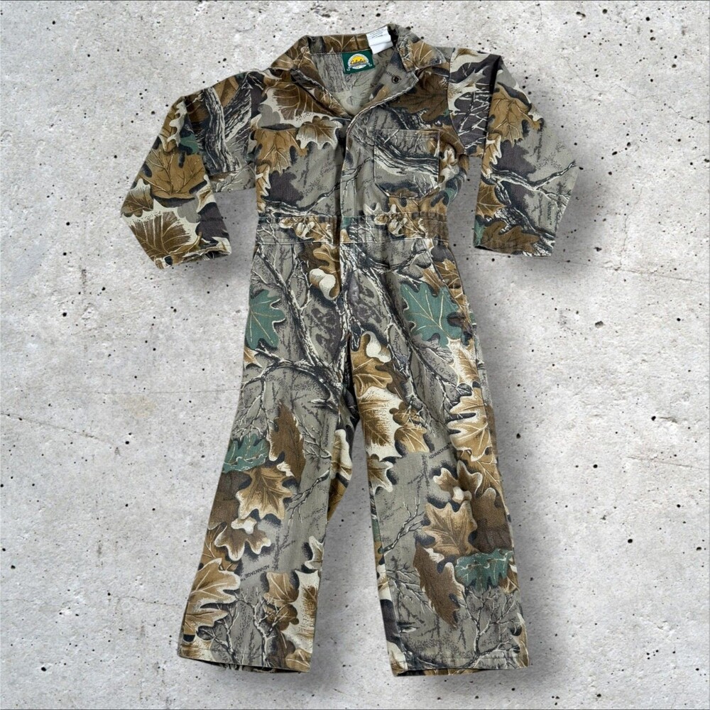 Cabela's Youth 8 Regular Camo Hunting Coveralls Advantage Timber USA